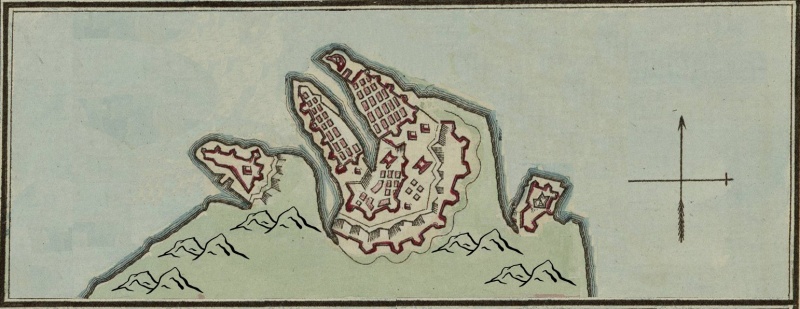 Küstenfestung, Nordseite von Lambertis